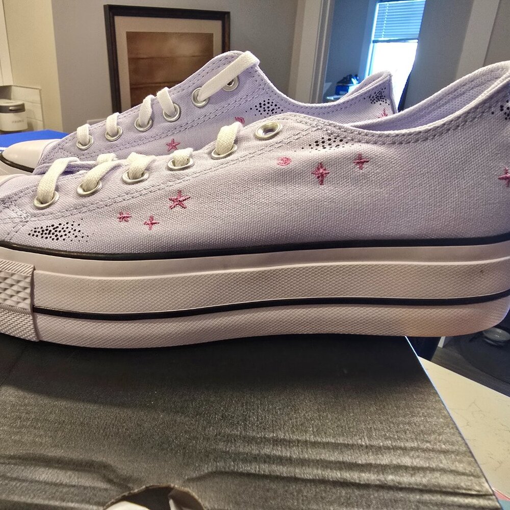Converse Chuck Taylor All Star Lift Platform Low Top Shoes Women's Sz 7 A15004C
